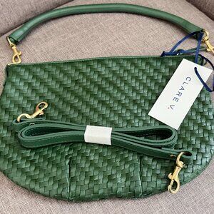 Clare V Forest Woven Shoulder Bag
